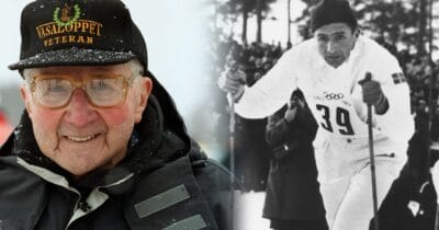 Vasaloppet gjorde en sista, vacker gest still Mora-Nisse Karlsson på hans begravning.