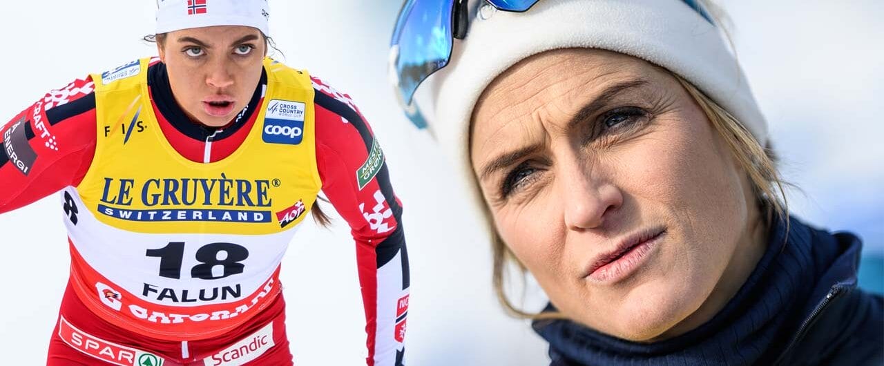 Therese Johaug säger vad hon tycker om konflikten för Kristine Stavås Skistad.