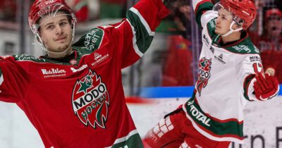 Elton Hermansson har gjort stor succé för Modo i HockeyAllsvenskan.