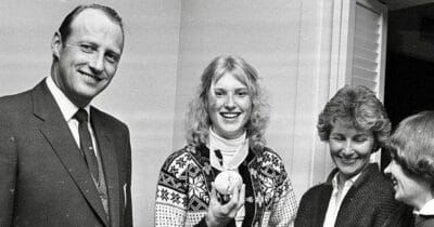 Kong Harald, Bjørg Eva Jensen & dronning Sonja