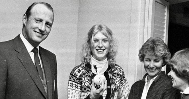 Kong Harald, Bjørg Eva Jensen & dronning Sonja