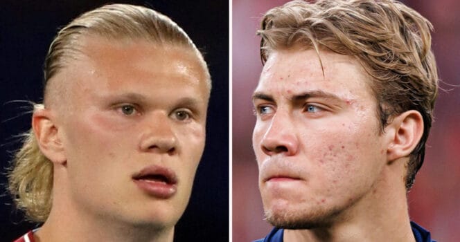Erling Braut Haaland & Rasmus Højlund