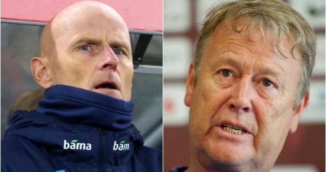 Ståle Solbakken og Åge Hareide.