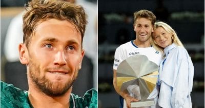 Casper Ruud og kona Maria Galligani.