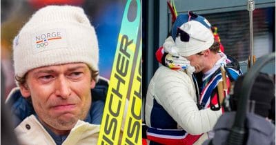 Sturla Holm Lægreid fra Norge etter skiskyting 20km for menn i Anterselva under vinter-OL i Milano Cortina 2026.