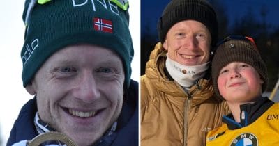 Johannes Thingnes Bø & Kornelius fra Team Pølsa