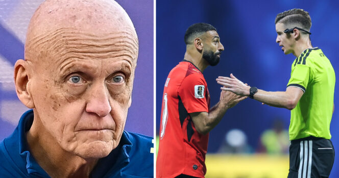 Pierluigi Collina & Mohamed Salah